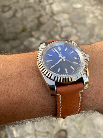 Montre automatique L’Aiguille d’Étretat – cadran inspiré de la mer et boîtier en acier 316L
